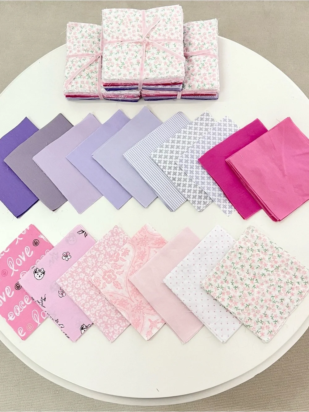150 pcs Peace & Petals pre cut charm pack 5